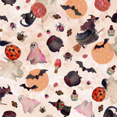 Clothworks Faboolous-Pale Peach (Sold By 1/2 Meter)